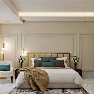 Classic Style Spacious Convenient Master Bedroom